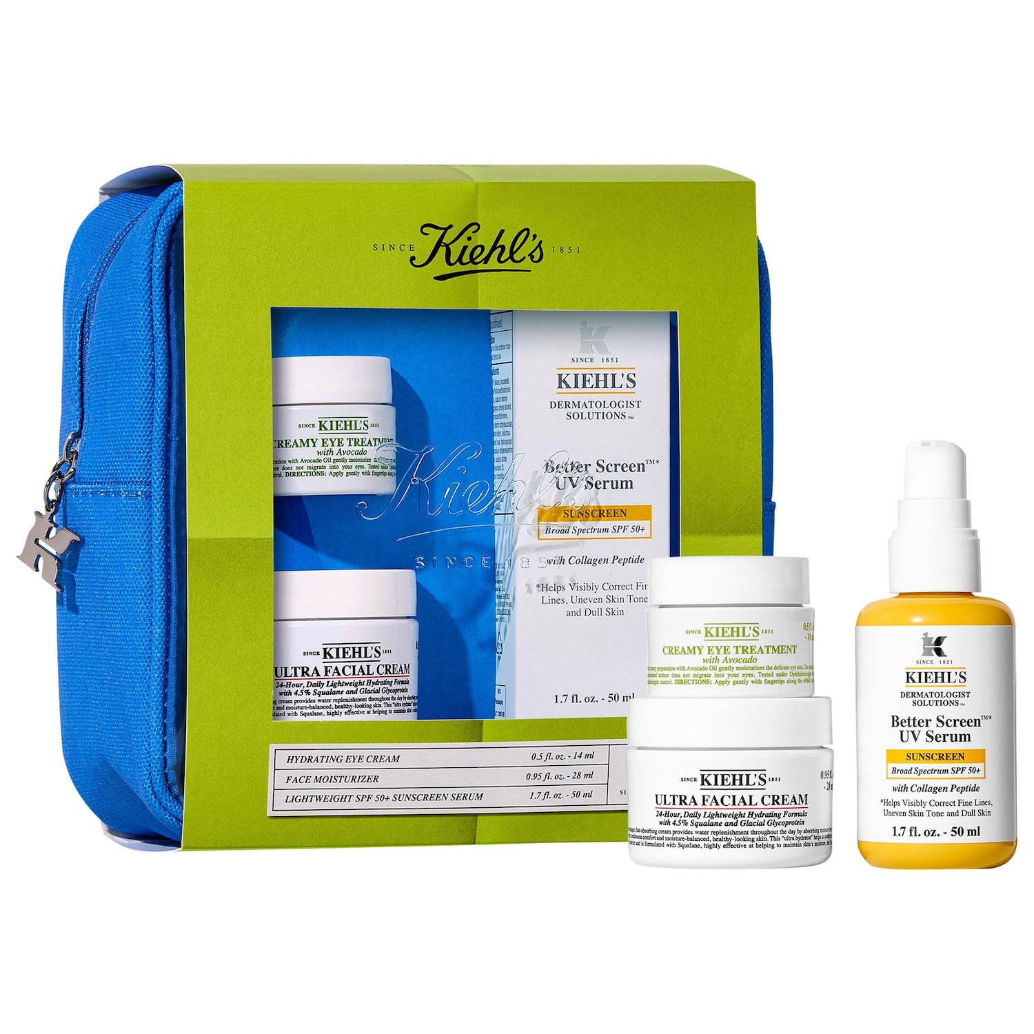 Набор бестселлеров для увлажнения и защиты кожи Kiehl's Since 1851 — фото 1