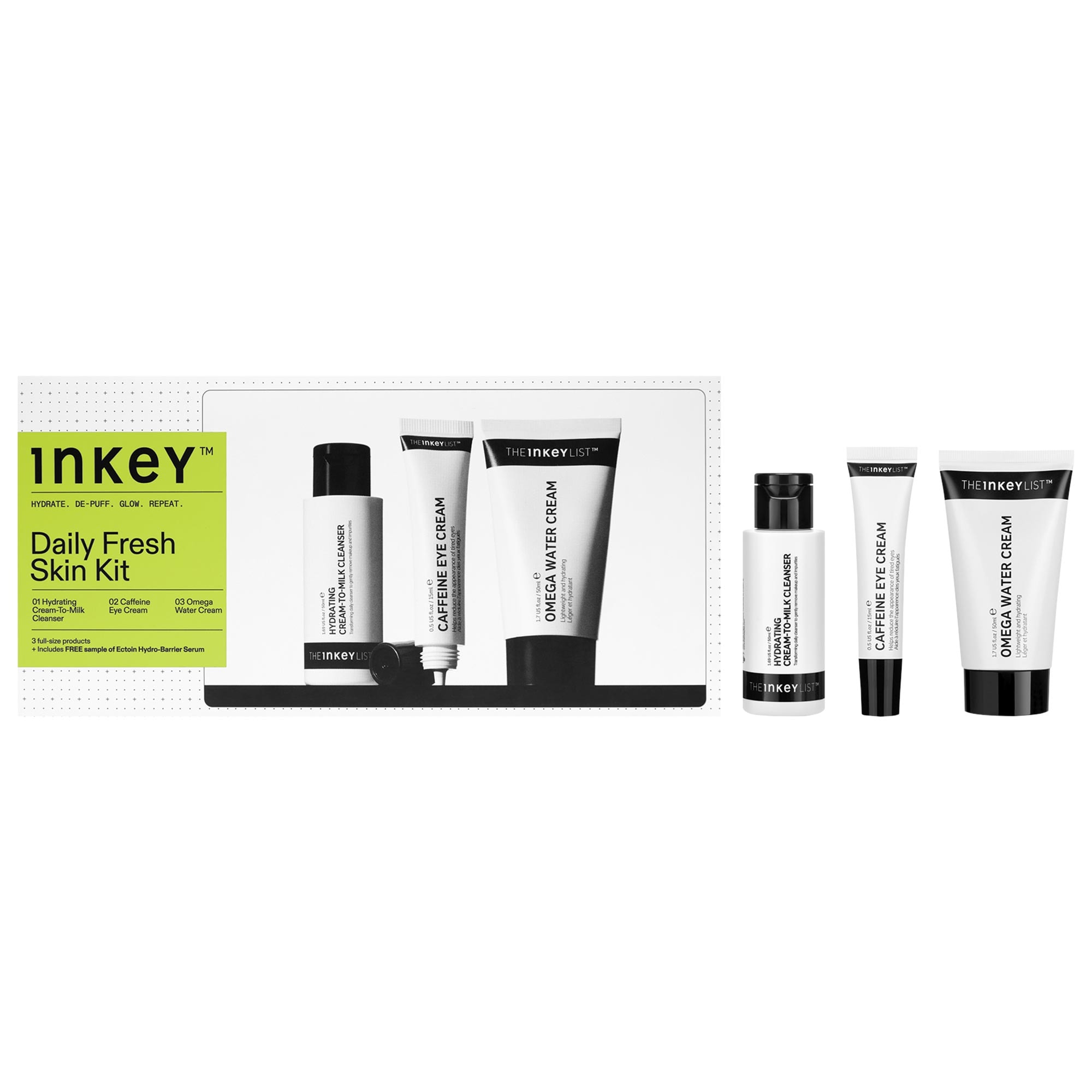 EVERY SKIN 6点set Daily Fresh Skin Fix Set - The INKEY List | Sephora