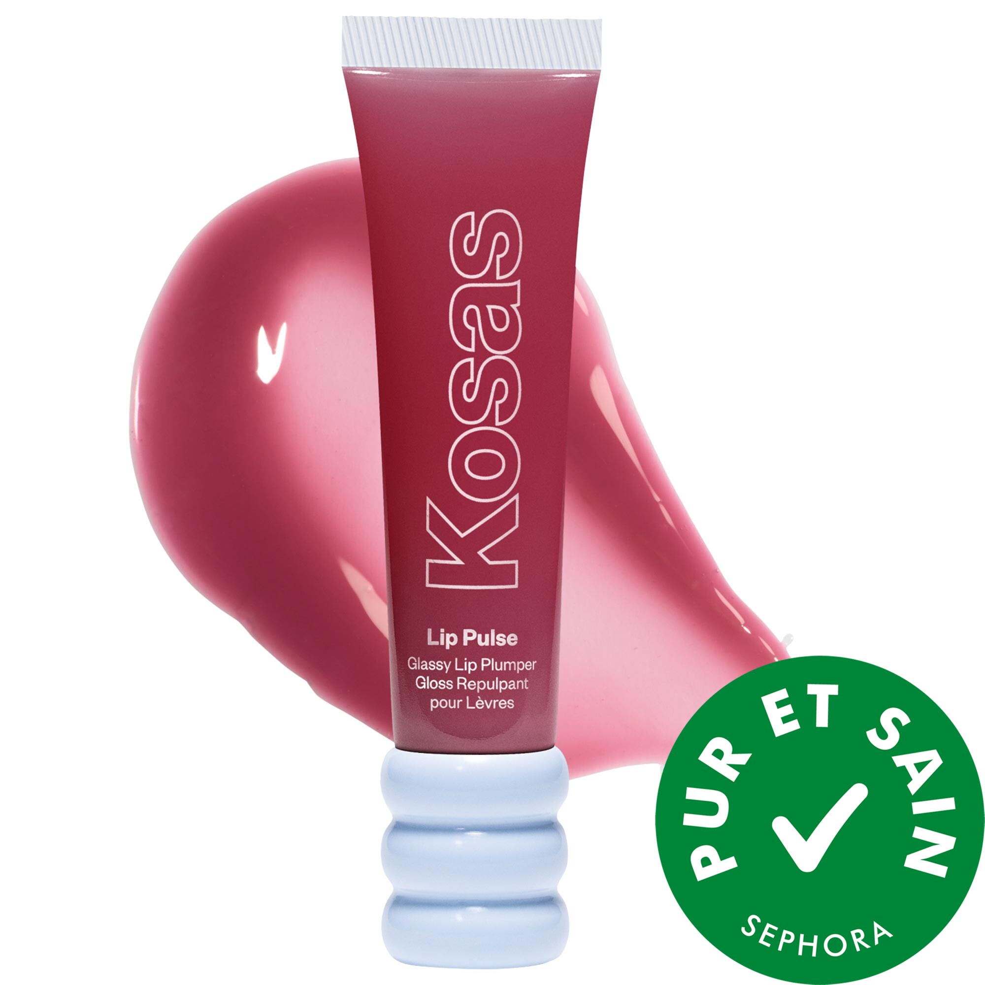Kosas Brillant à lèvres repulpant Lip Pulse Glassy 0.42 oz/12 mL