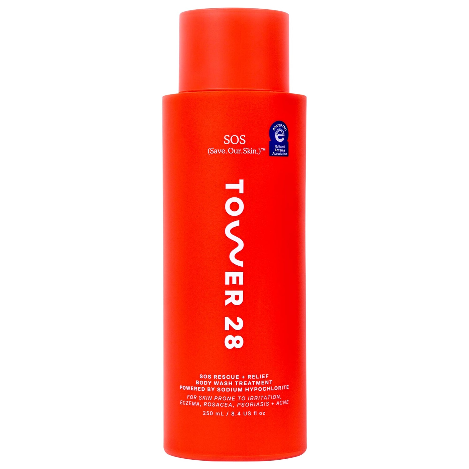 Успокаивающий гель для душа Tower 28 Beauty SOS Rescue + Relief