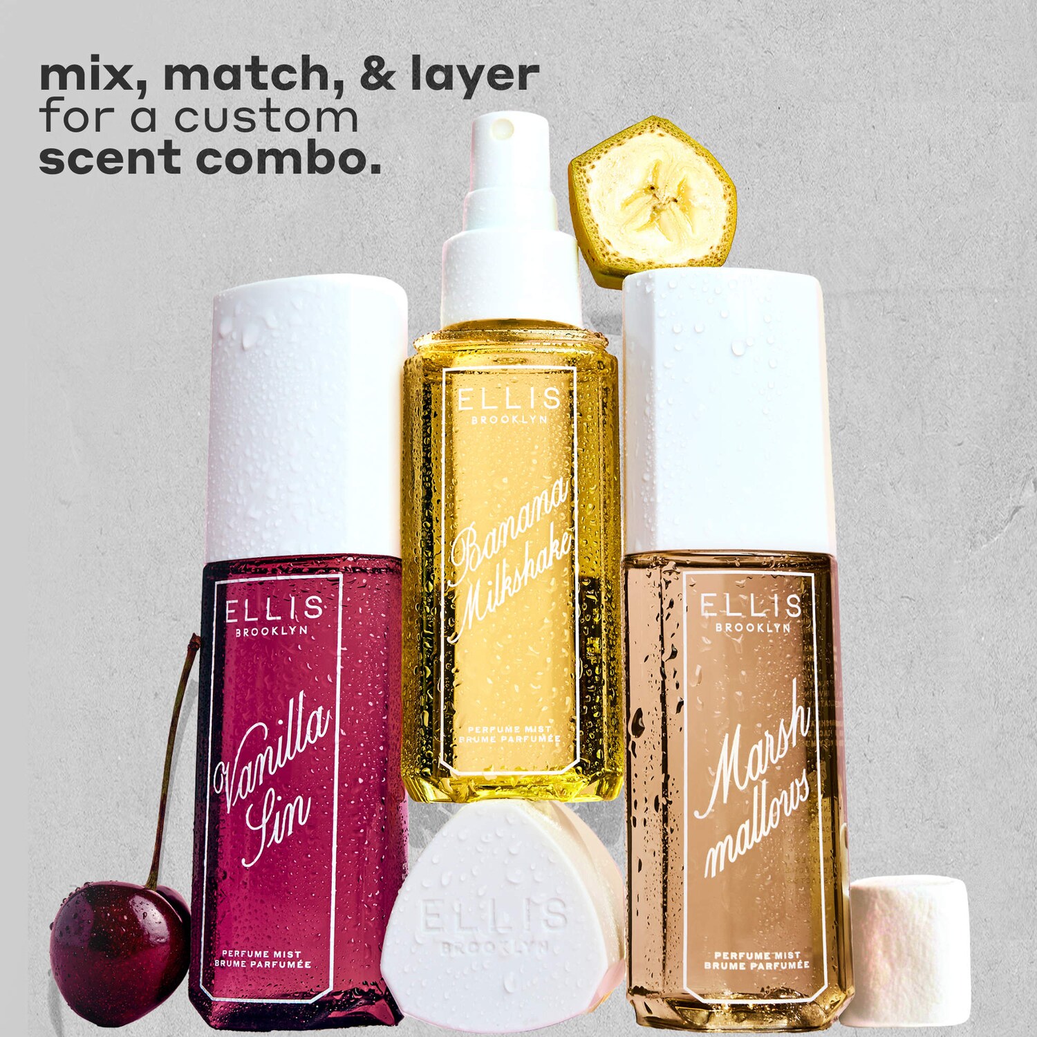 スーフェス94 リビングデッドマシュマロ ベリー&ベリードリンクver Mini MARSHMALLOWS Hair and Body Fragrance Mist - Ellis Brooklyn