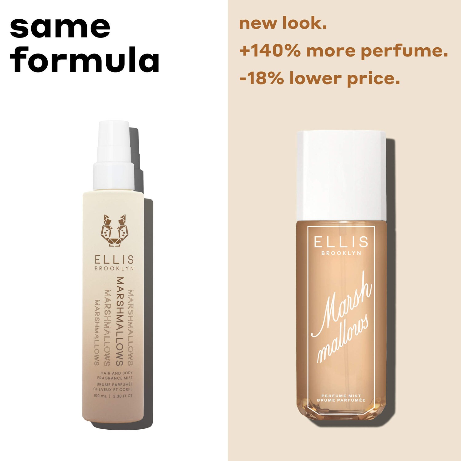 MARSHMALLOWS Hair and Body Fragrance Mist - Ellis Brooklyn | Sephora