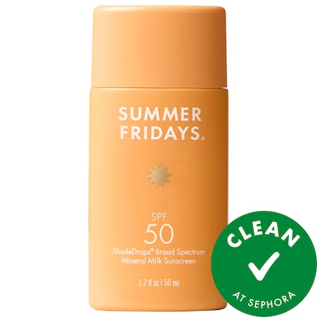 ShadeDrops Broad Spectrum SPF 50 Daily Mineral Milk Sunscreen