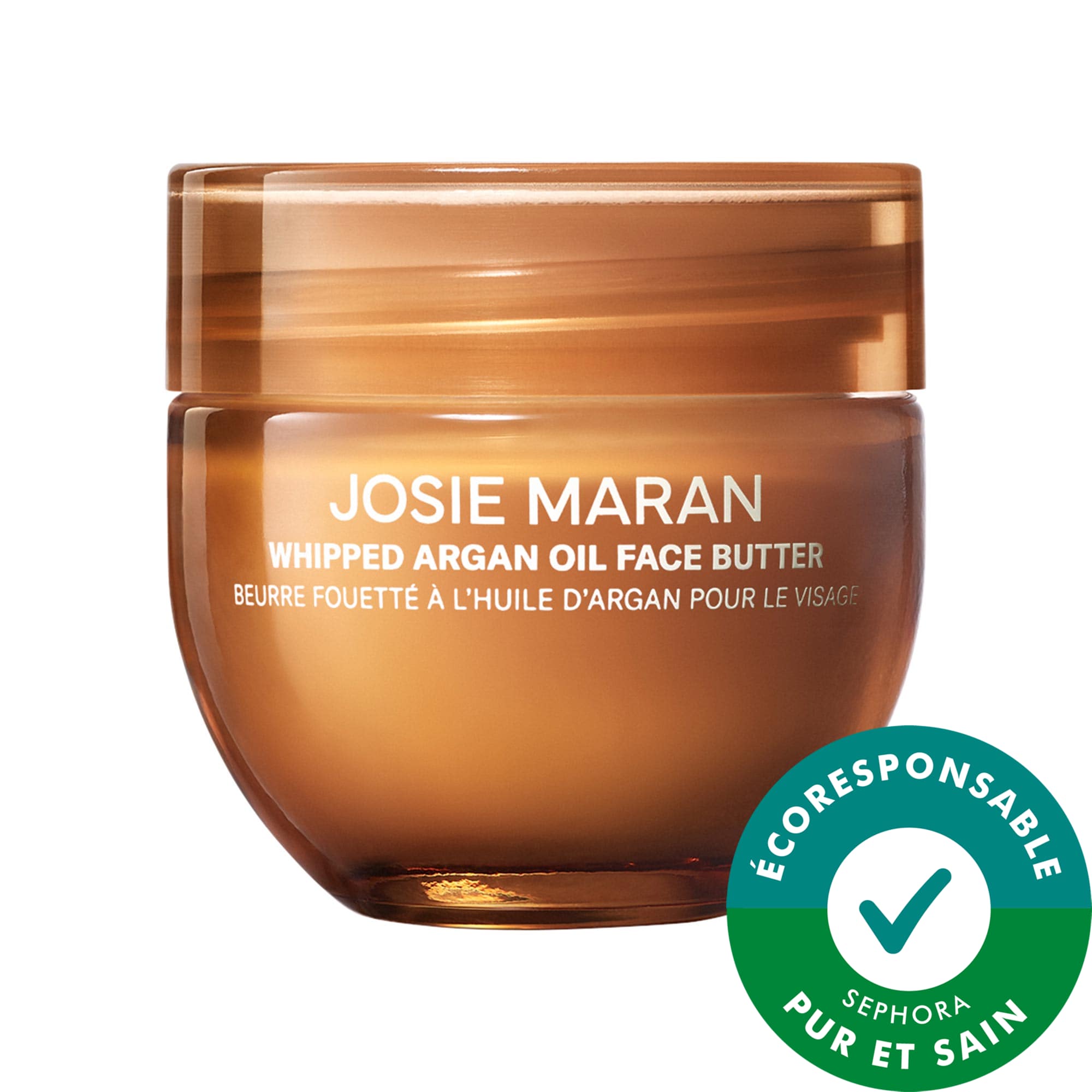 JOSIE MARAN Whipped Argan Oil Firming + Hydrating Face Butter Moisturizer Mini 0.5 oz/15 mL
