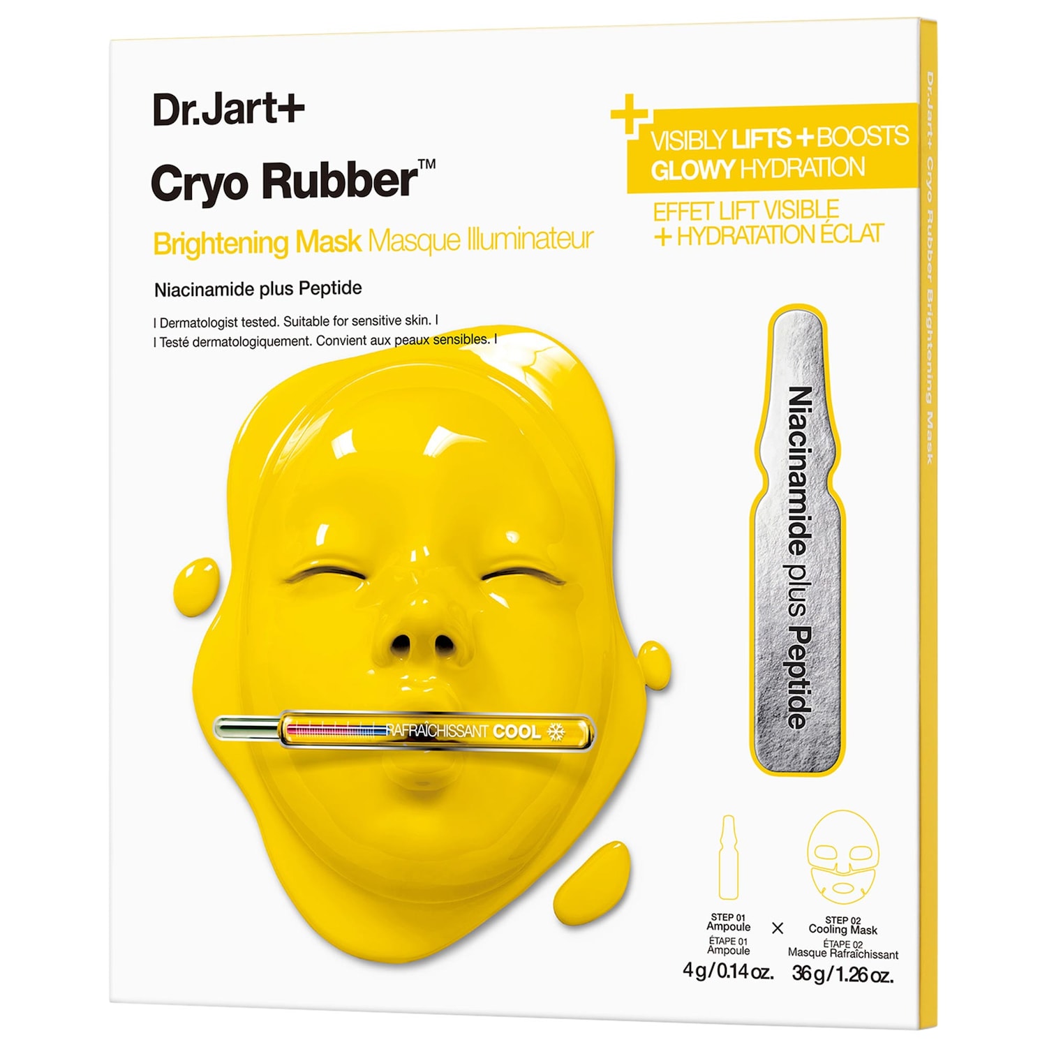 Осветляющая маска для лица Dr. Jart+ Cryo Rubber с ниацинамидом — фото 1