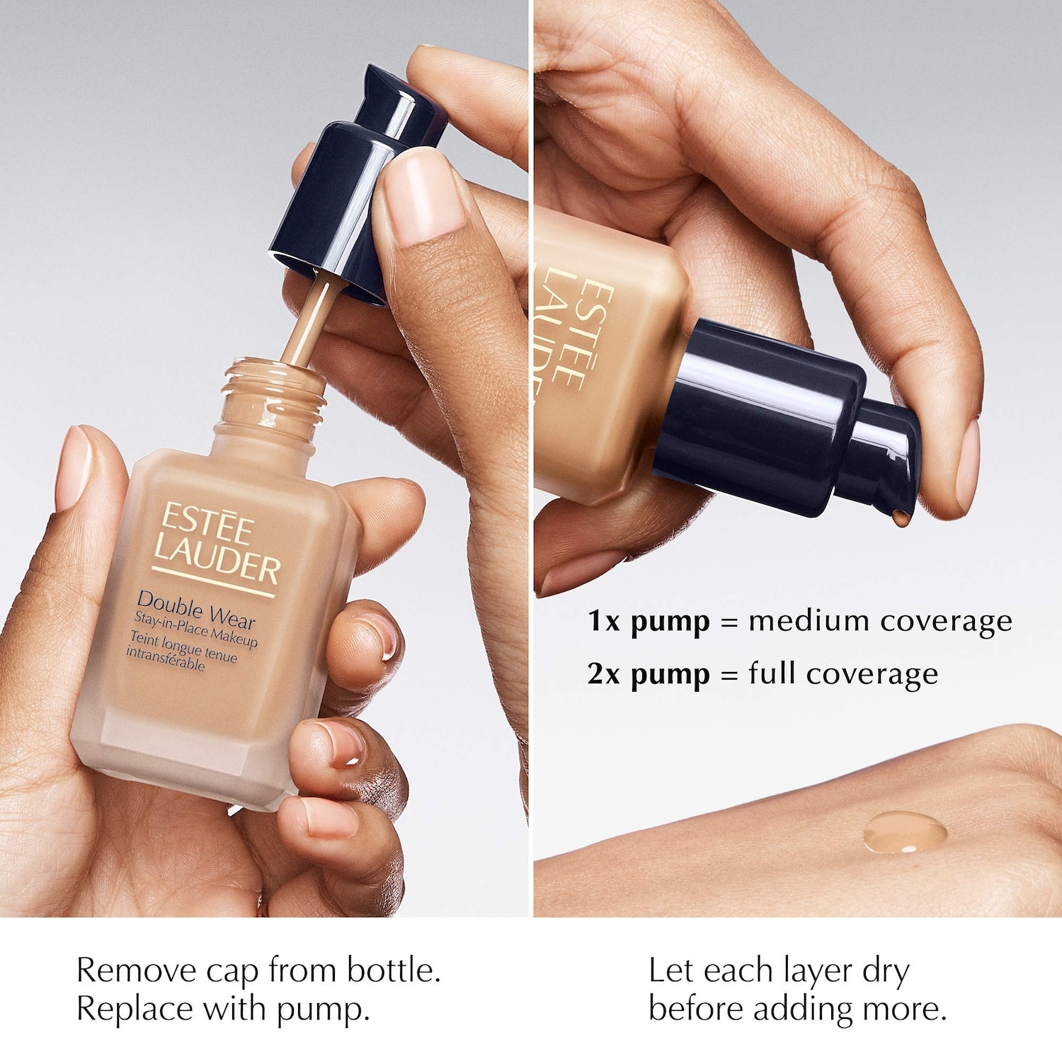 NEW Double Wear Stay-in-Place Lightweight Matte Foundation with