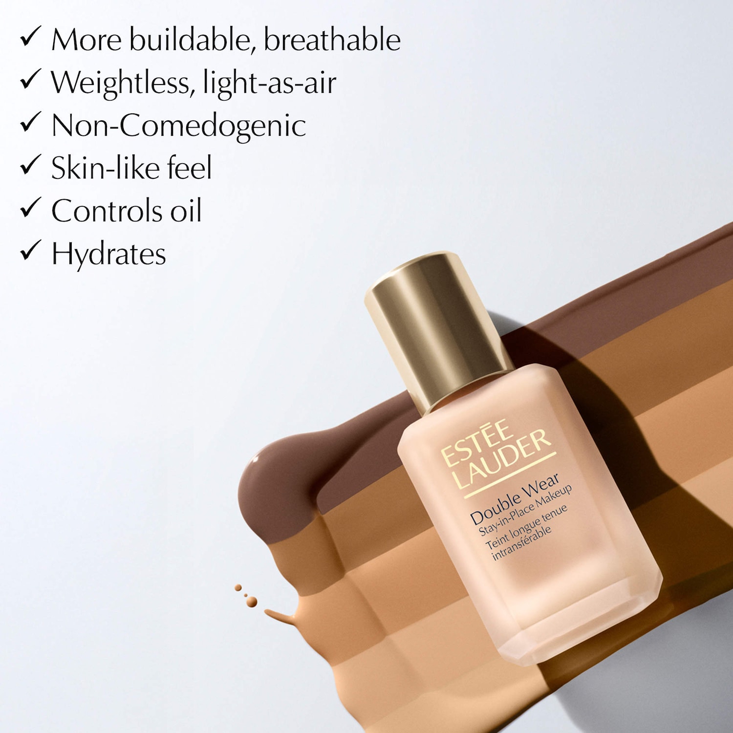 NEW Double Wear Stay-in-Place Lightweight Matte Foundation with