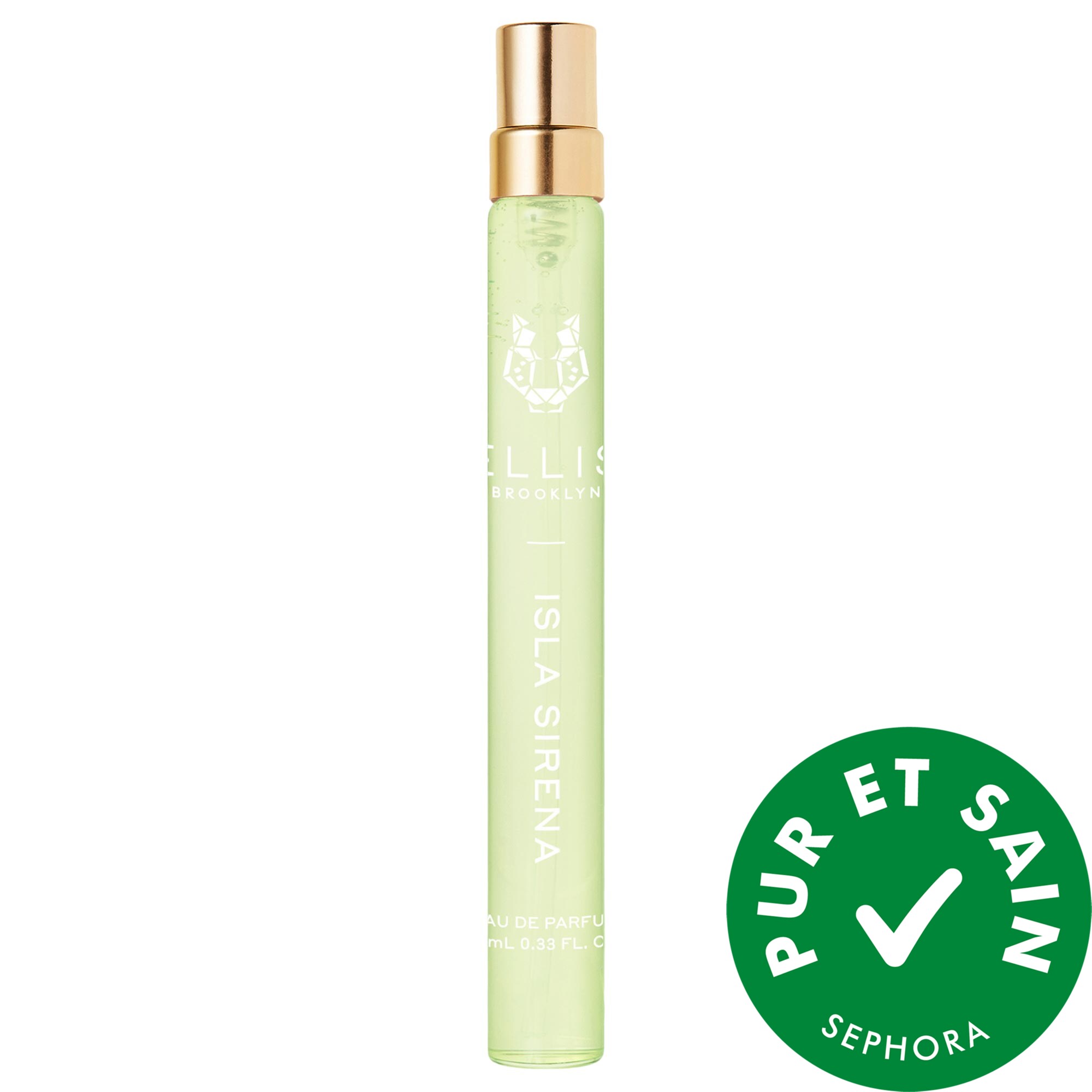 Ellis Brooklyn Eau de parfum Isla Sirena avec noix de coco et lime en vaporisateur de voyage 0.33 fl oz/10ml eau de parfum vaporisateur