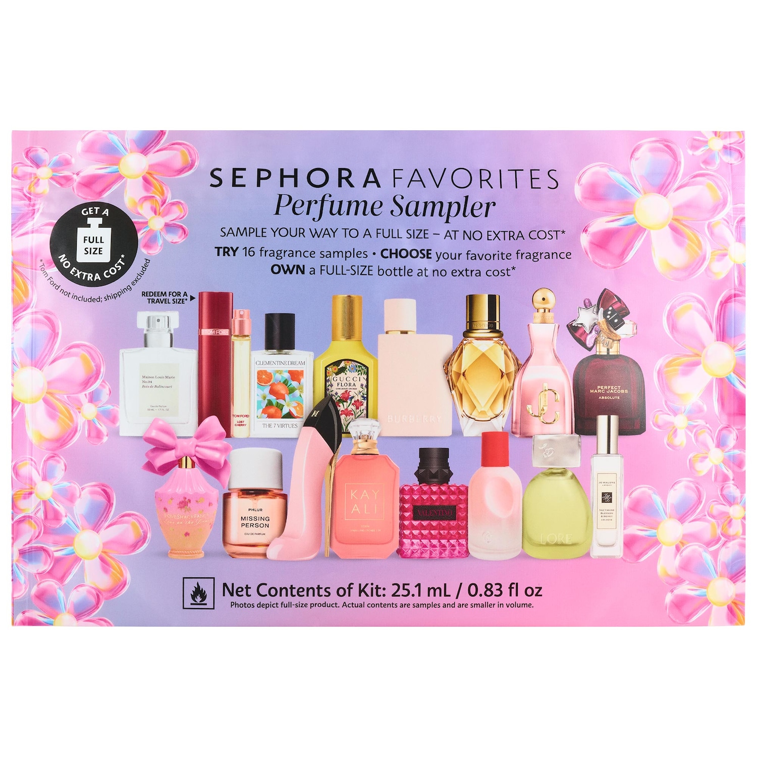 SEPHORA FAVORITES 香水サンプラー Flirty Trending Scents Perfume Sampler Set w/ Redeemable Voucher