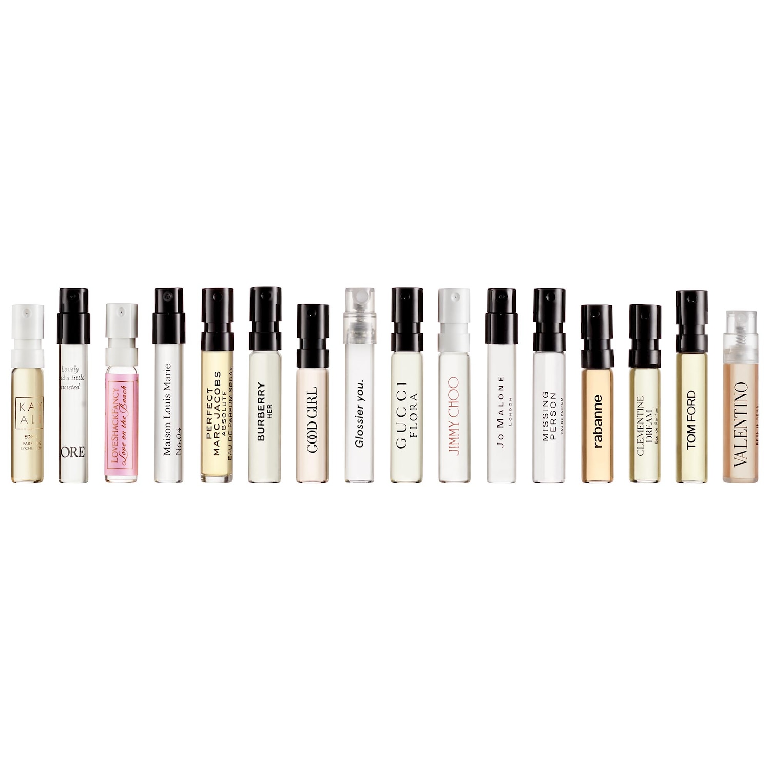 Flirty Trending Scents Perfume Sampler Set w/ Redeemable Voucher