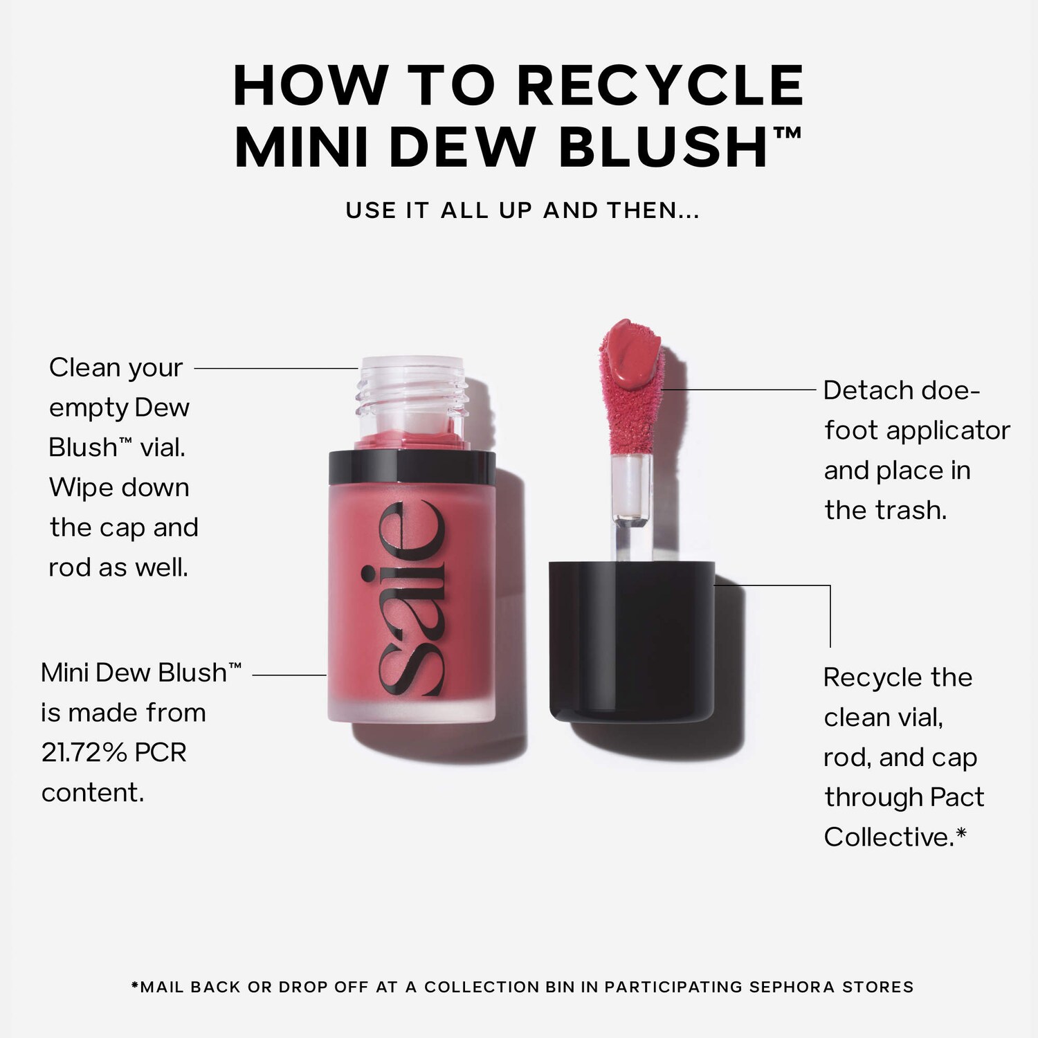 Fard à joues crème liquide Dew Blush