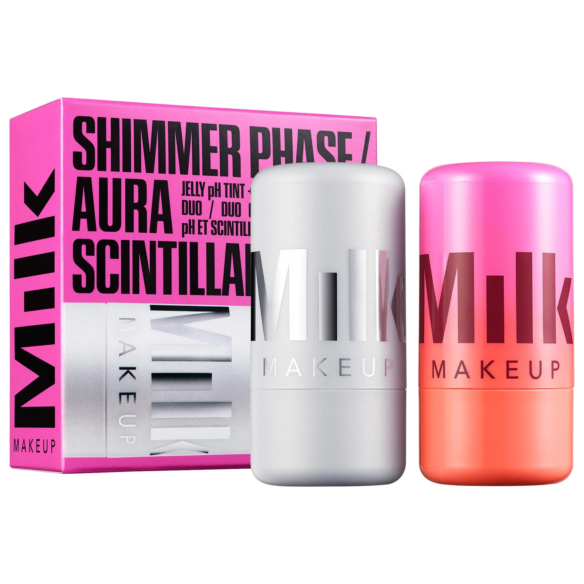 Shimmer pHase Cooling Water Jelly Tint + Highlight Set - MILK