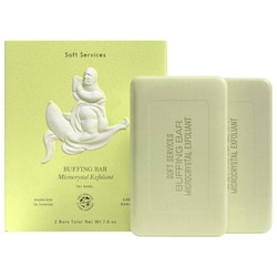 Green Banana Buffing Bar Exfoliating Body Bar for KP and Ingrown Hair (2 pack)