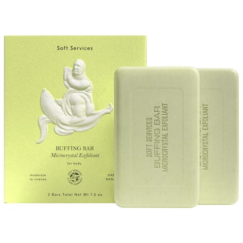 Отшелушивающее мыло для тела Soft Services Green Banana Buffing Bar, 2 шт