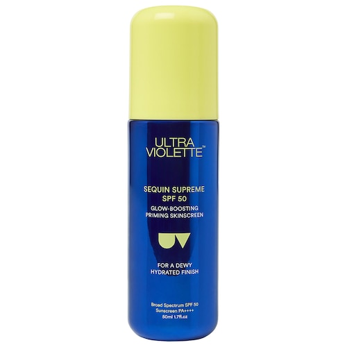 Солнцезащитный увлажняющий крем-праймер для сияния SPF 50 Ultra Violette Sequin Supreme