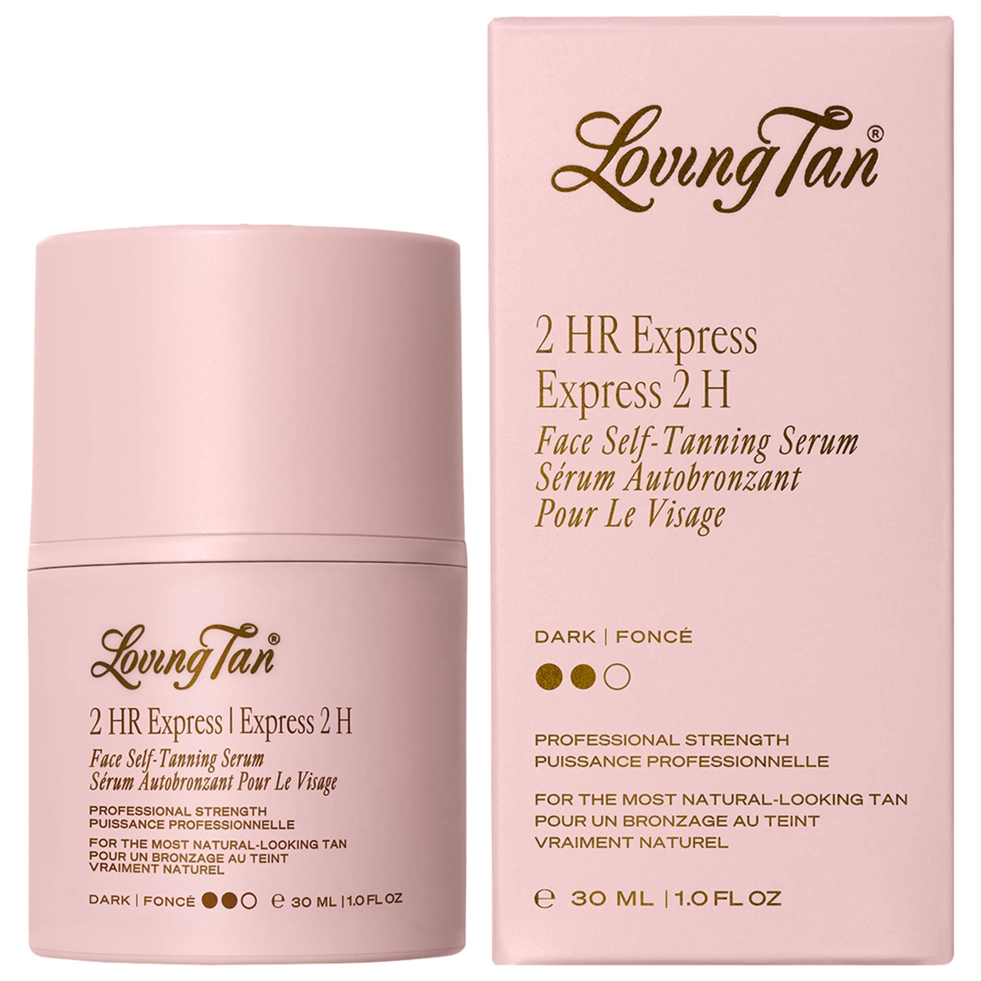 Loving Tan 2 HR Express Face Self-Tanning Serum 1 oz/30 ml 