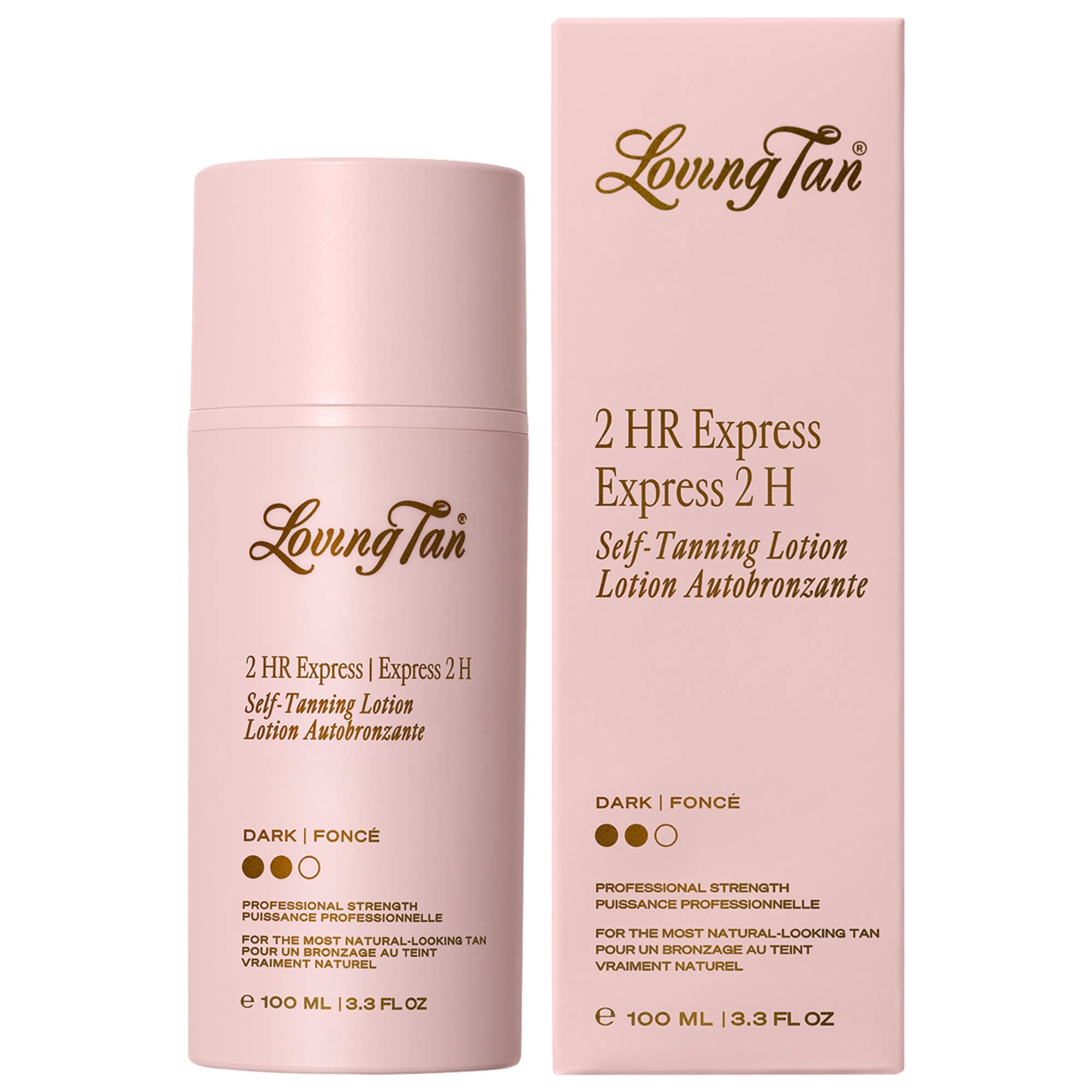 Loving Tan 2 HR Express Self-Tanning Lotion 3.3 oz/100 ml 