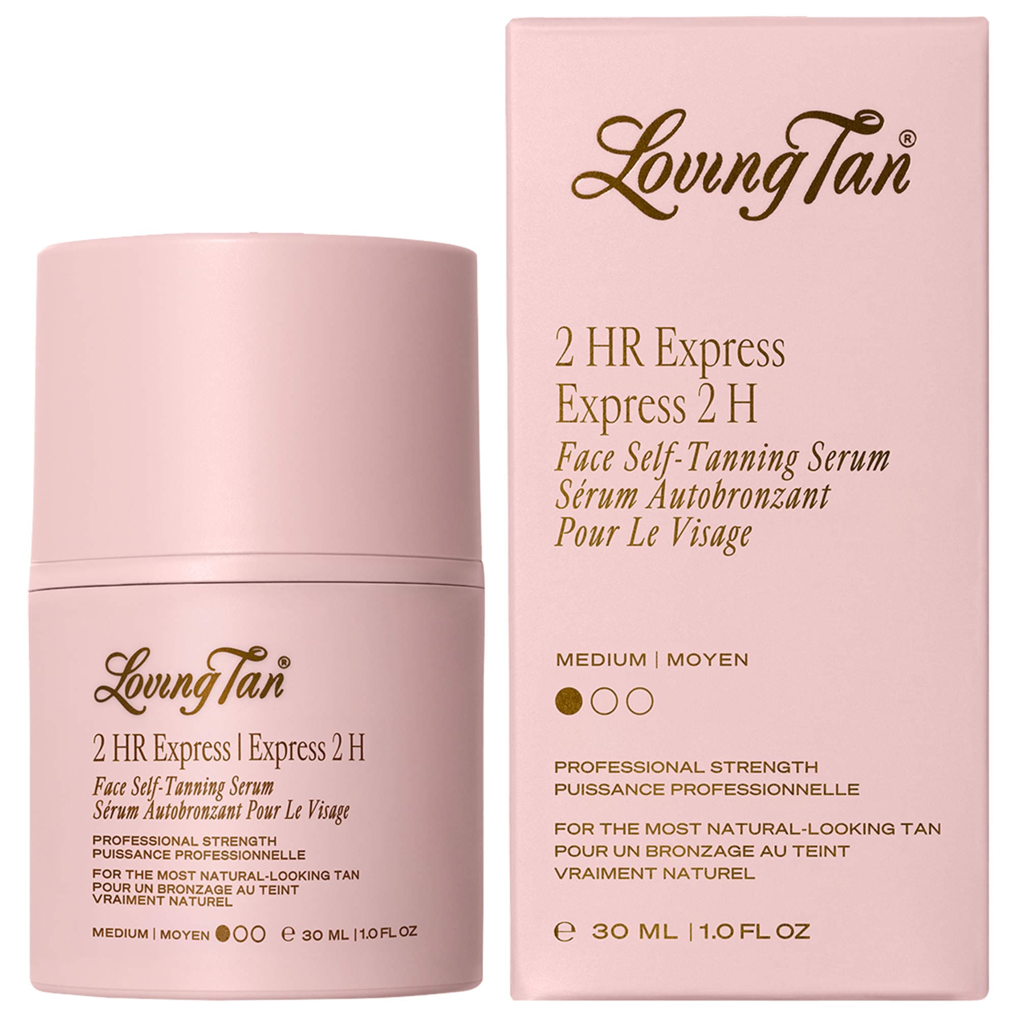Loving Tan 2 HR Express Face Self-Tanning Serum 1 oz/30 ml 