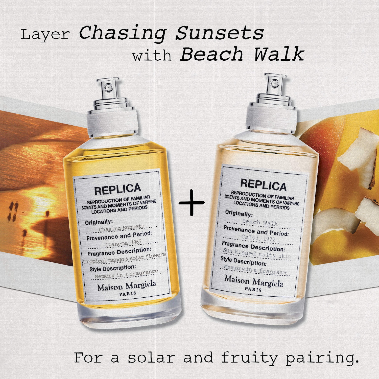 REPLICA' Chasing Sunsets Eau de Toilette with Mango and Sandalwood