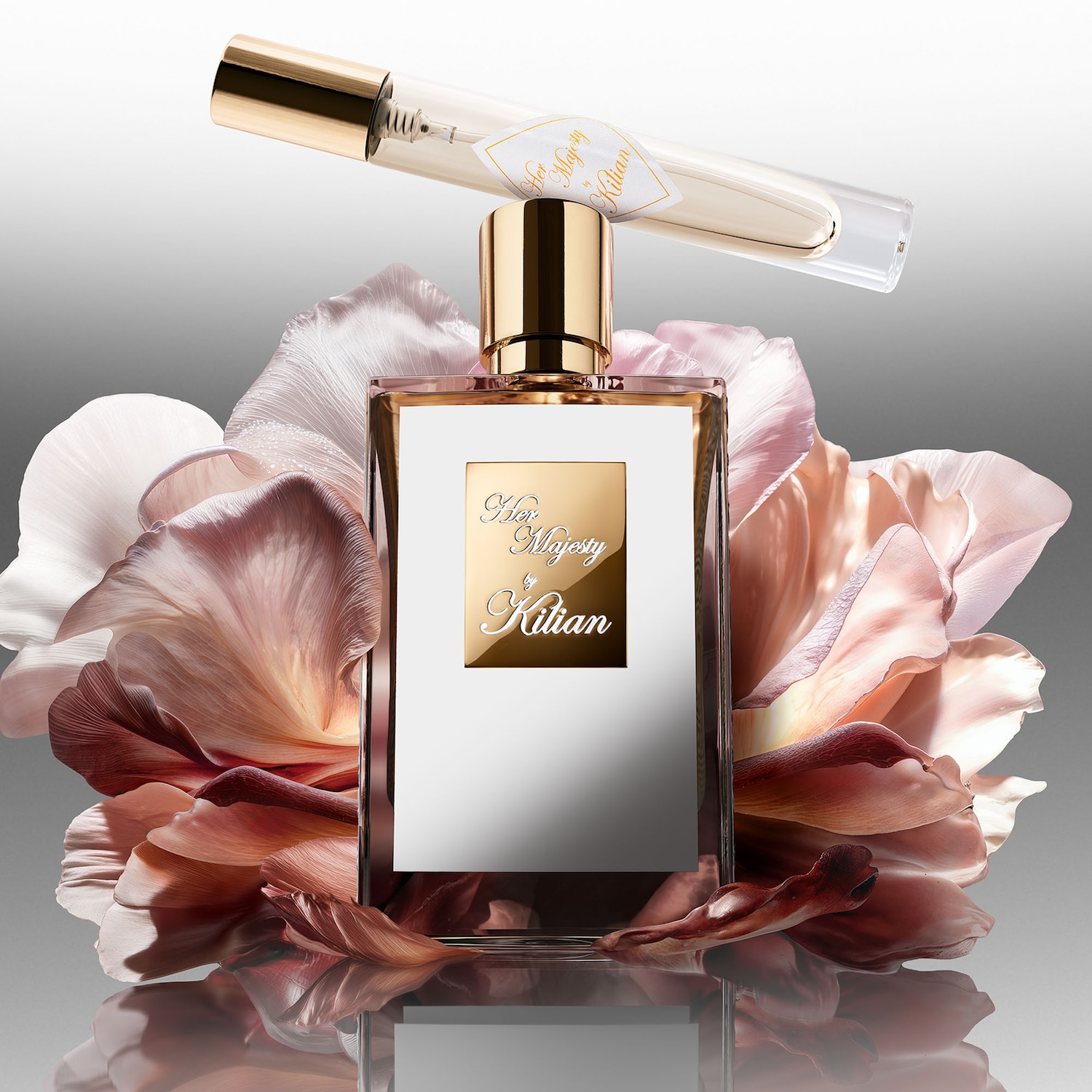 Her Majesty Eau de Parfum with Peach and Rose Travel Spray