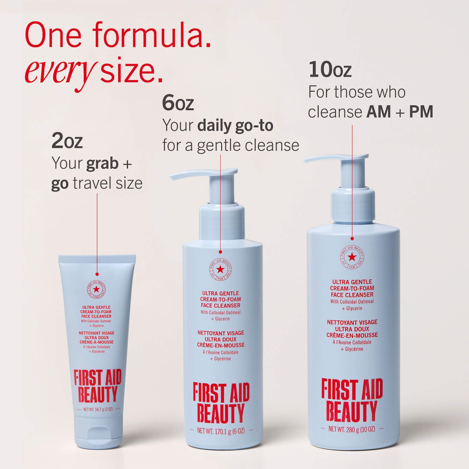 Ultra Repair Cream-to-Foam Face Cleanser with Colloidal Oatmeal + Glycerin