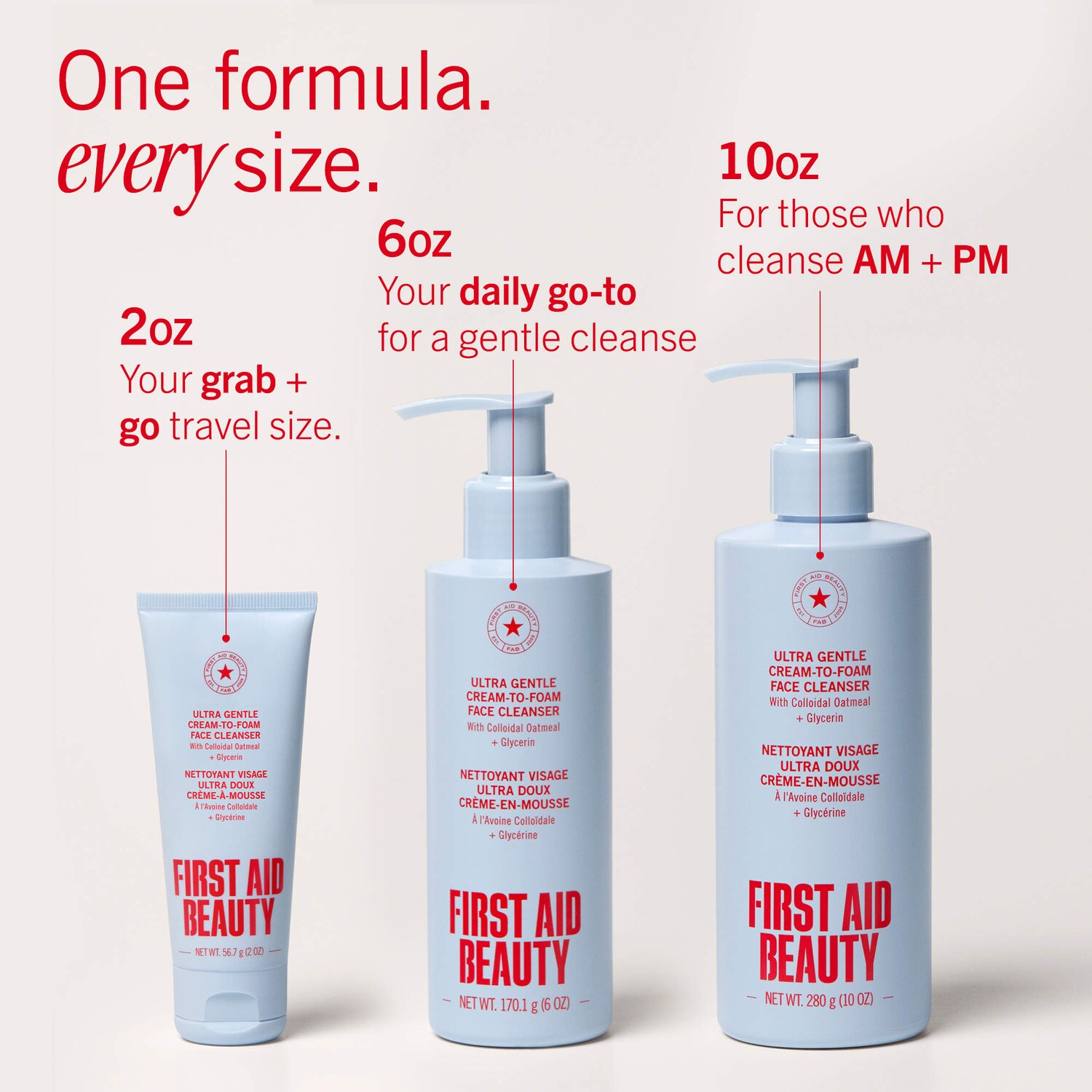Ultra Repair Cream-to-Foam Face Cleanser with Colloidal Oatmeal + Glycerin