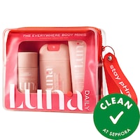 Luna Daily - The Hydrating Everywhere Body Minis Kit - 3 step microbiome + pH-balancing body care routine 
