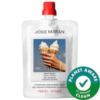 Josie Maran - Vanilla Vibezzz - Hydrating + Cleansing Argan Refillable Body Wash Mini