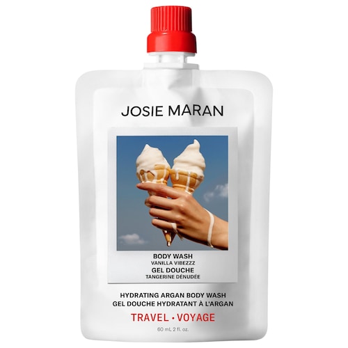 Мини-гель для душа Josie Maran Vanilla Vibezzz с аргановым маслом, сменный блок