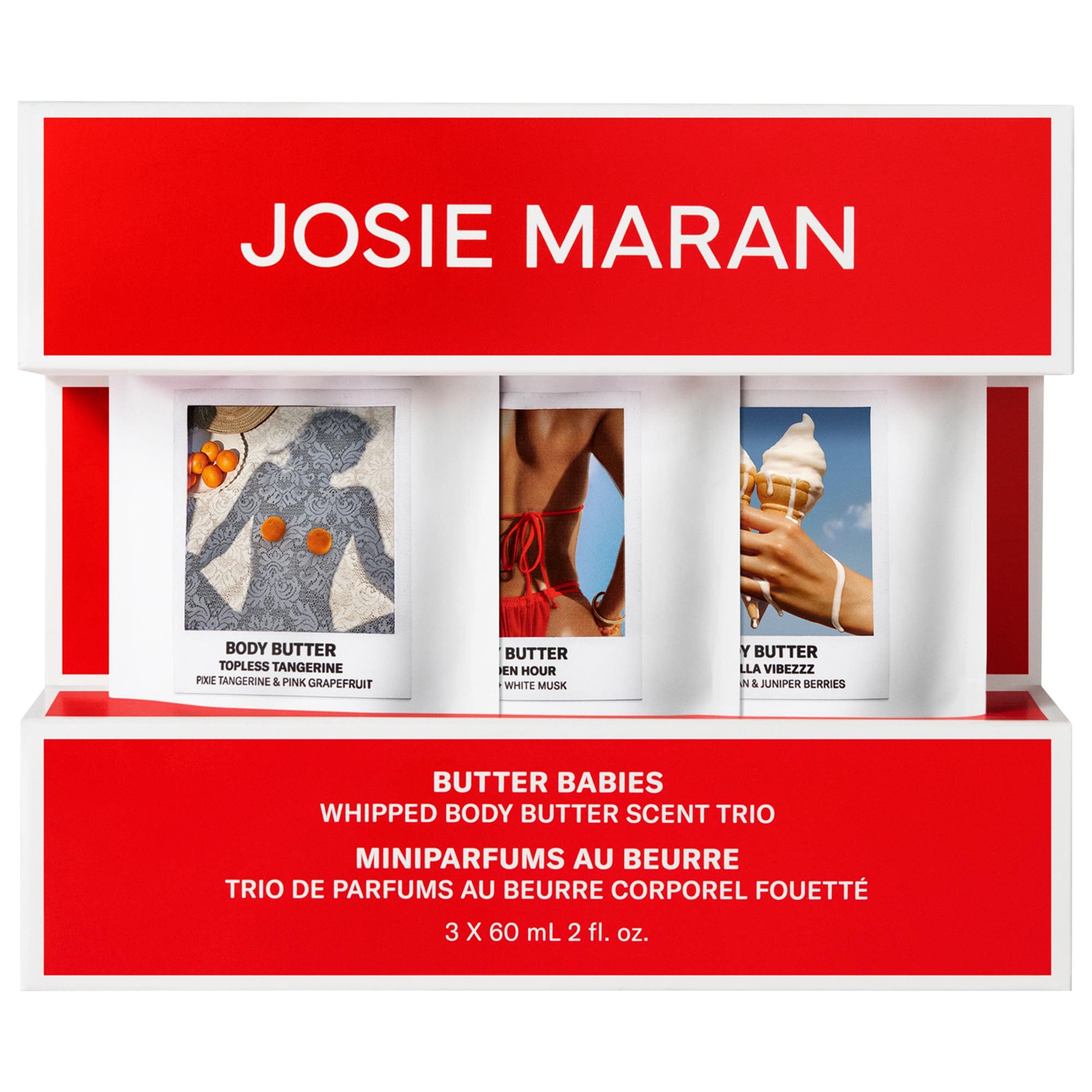 Butter Babies 3-Piece Body Butter Minis Kit - JOSIE MARAN | Sephora