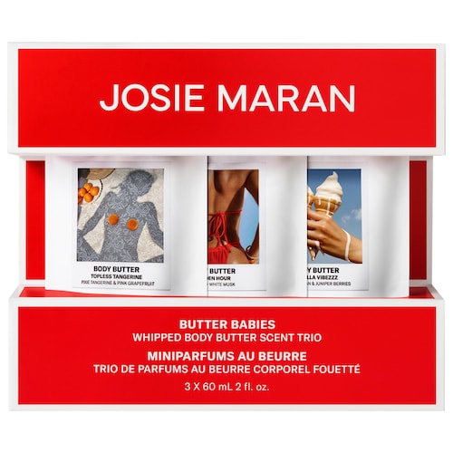 Набор из 3 мини-баттеров для тела Josie Maran Butter Babies