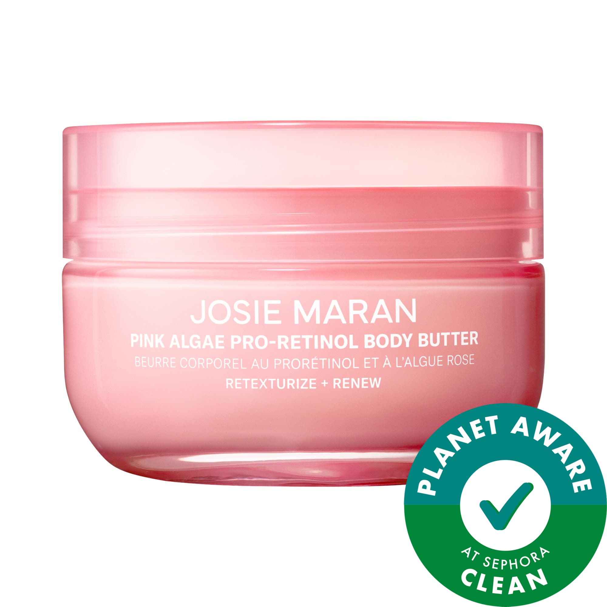 Thumbnail of JOSIE MARAN Pink Algae Pro-Retinol Body Butter for Anti-Aging and KP 6 oz/177 mL