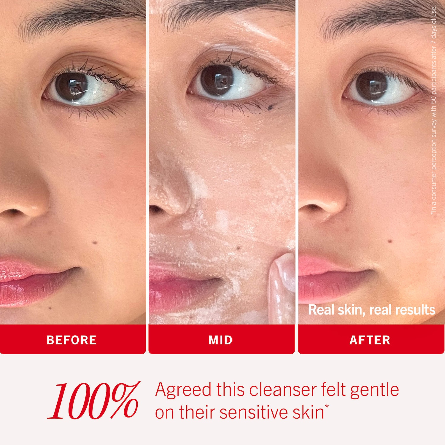 Ultra Gentle Pure Skin Cream-to-Foam Face Cleanser with Colloidal Oatmeal + Glycerin