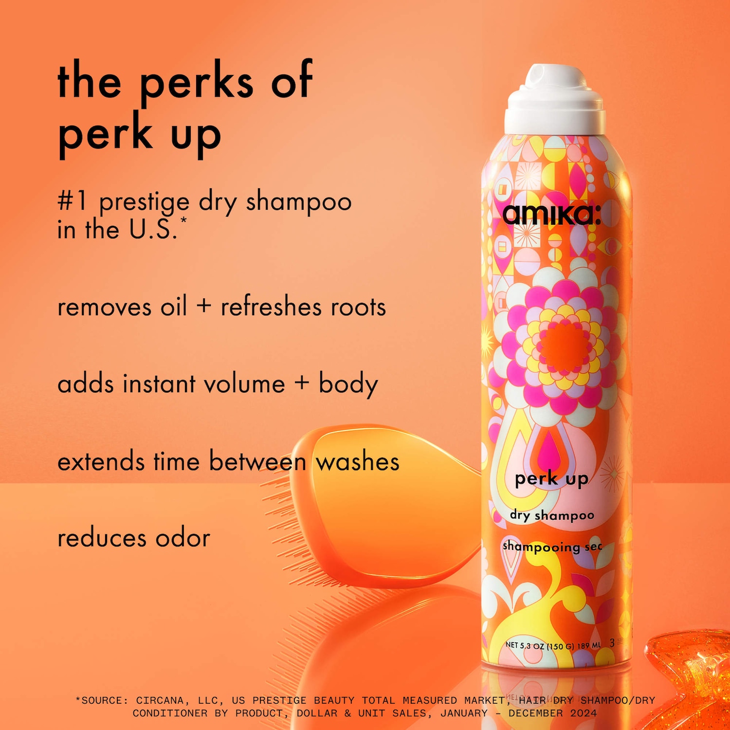 Mini Perk Up Talc-Free Dry Shampoo - amika | Sephora