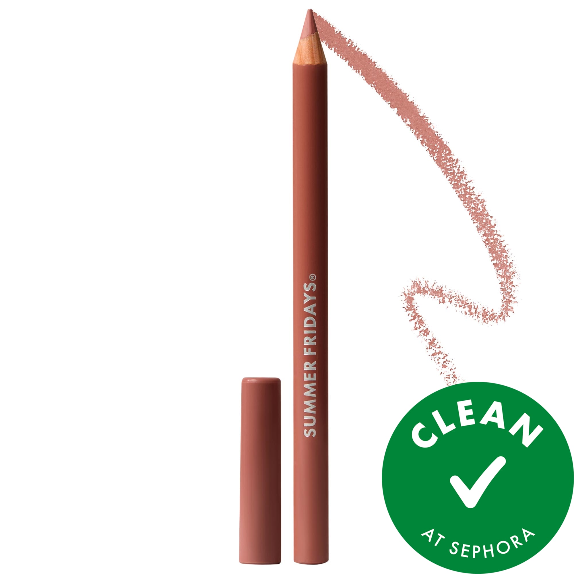 Summer Fridays Softline Lip Liner Long-lasting Lip Pencil Latte - Warm Peachy Tan