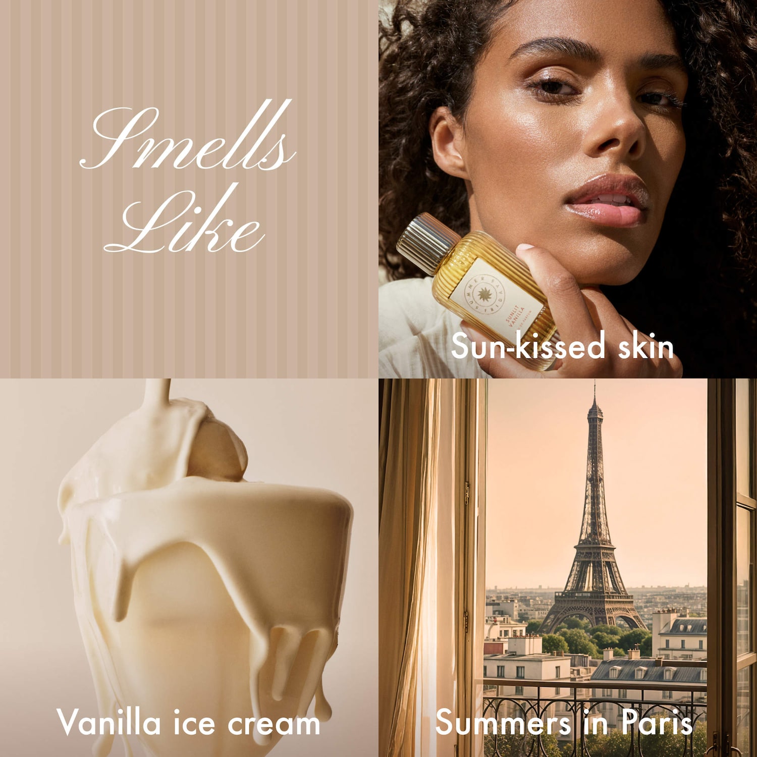 Sunlit Vanilla Eau de Parfum with Caramel Travel Spray - Summer