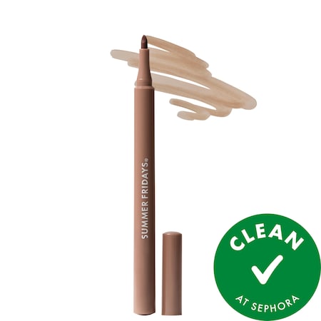 Flushed Lip Stain 12HR Long-Lasting Lip Tint Almond - soft neutral brown