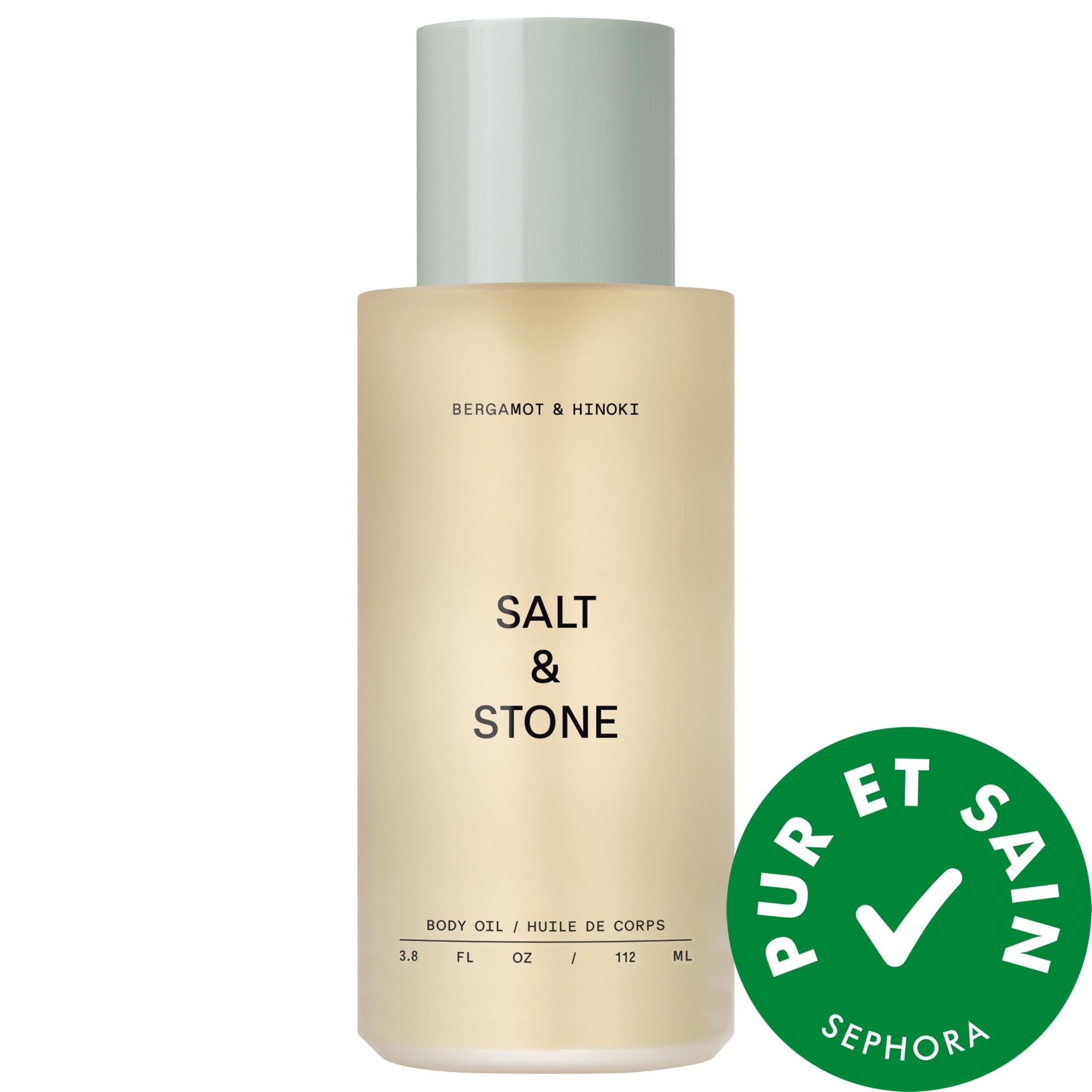 Salt & Stone Huile pour le corps bergamote et hinoki 3.8 oz/112 mL