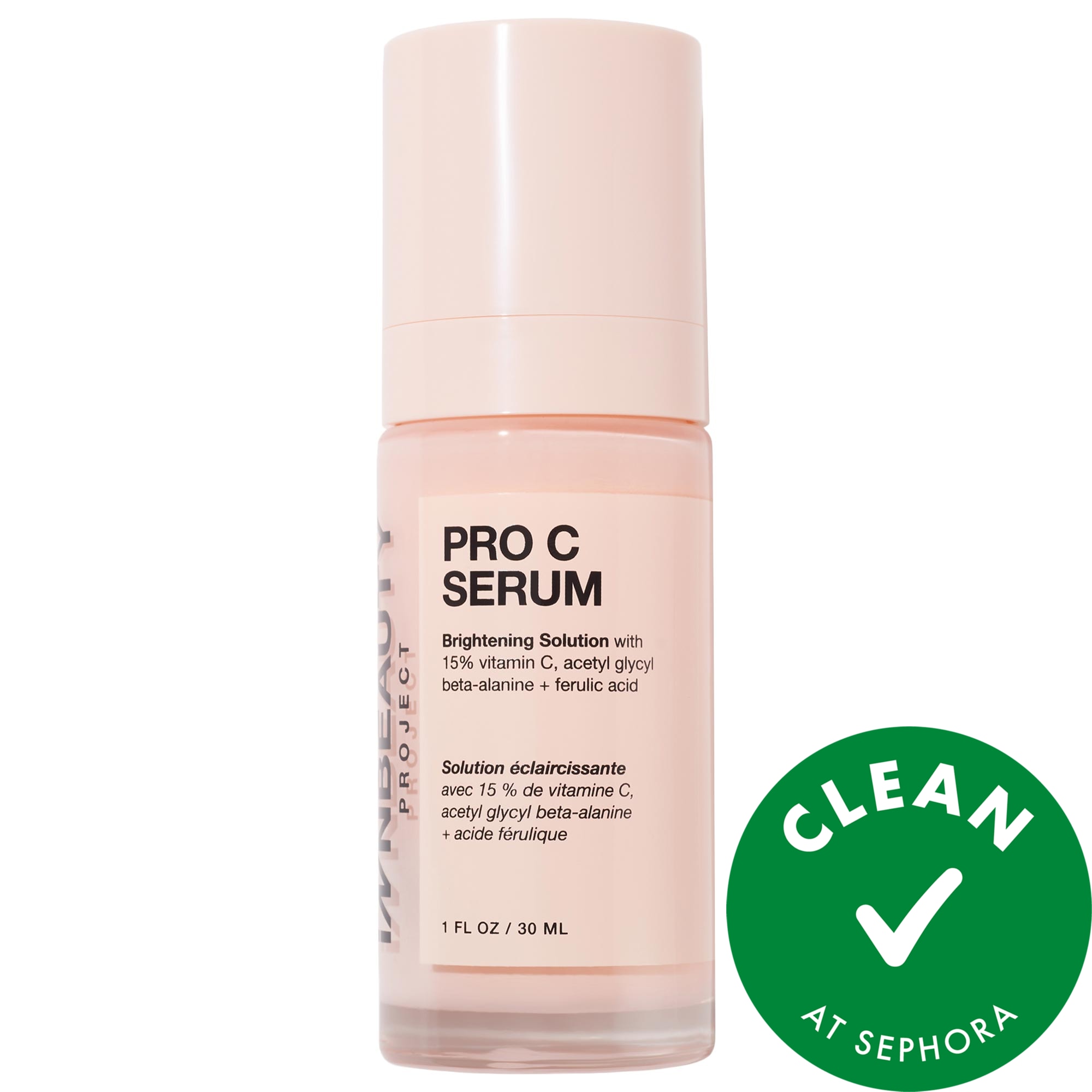 INNBEAUTY PROJECT Pro C Serum Brightening Solution with 15% Vitamin C + Ferulic Acid 1 oz/30 mL