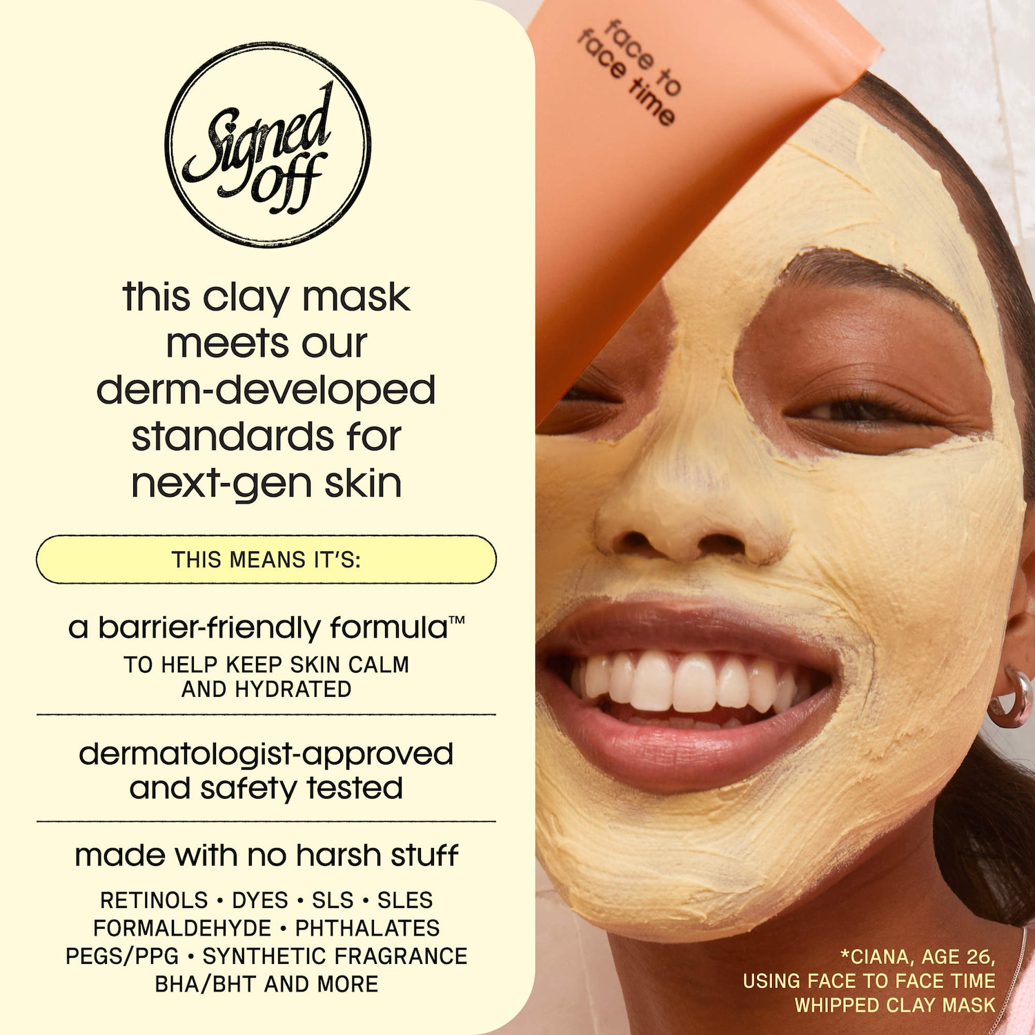 Face To Face Time Gentle Pore-Purifying Whipped Clay Mask