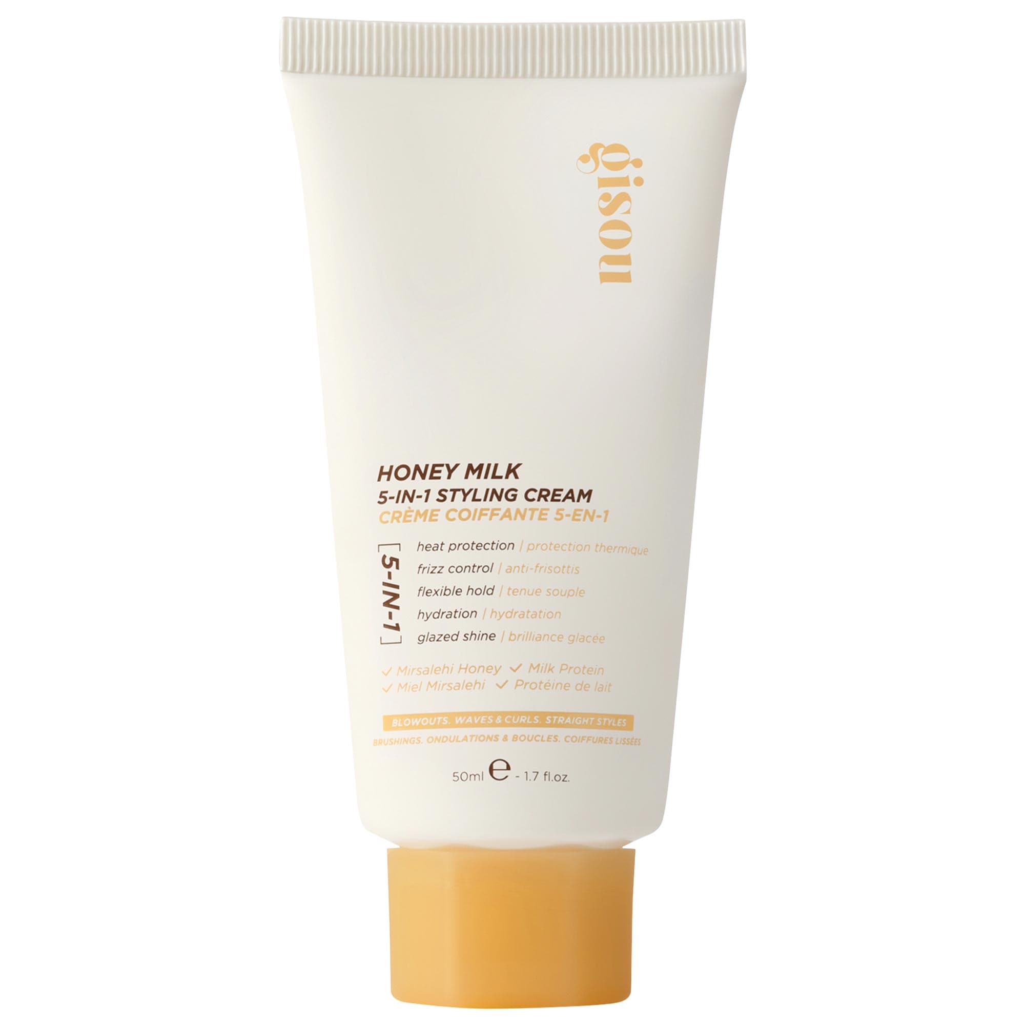 gisou HONEY MILK 5-IN-1 STYLING CREAM 新品 Mini Honey Milk 5-in-1 Styling Cream - Gisou | Sephora