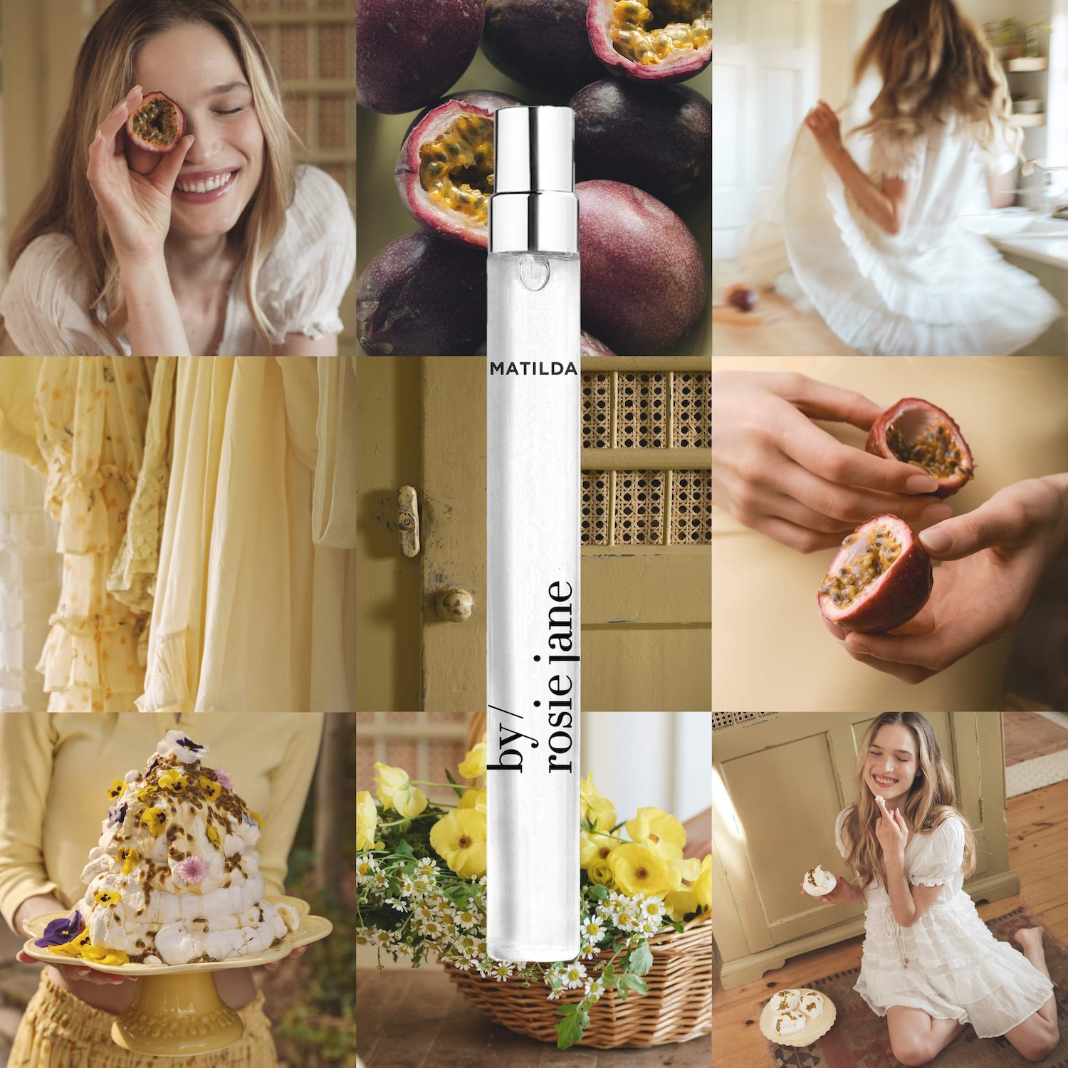 MATILDA eau de parfum with passion fruit travel spray - By Rosie