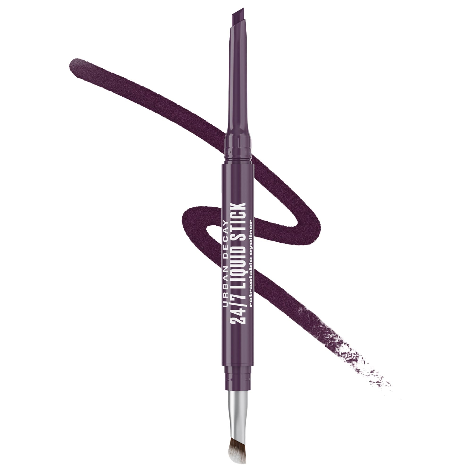 Urban Decay 24/7 Liquid Stick Retractable Waterproof Eyeliner + Brush Fluid Fig 0.004 oz/0.125 mL