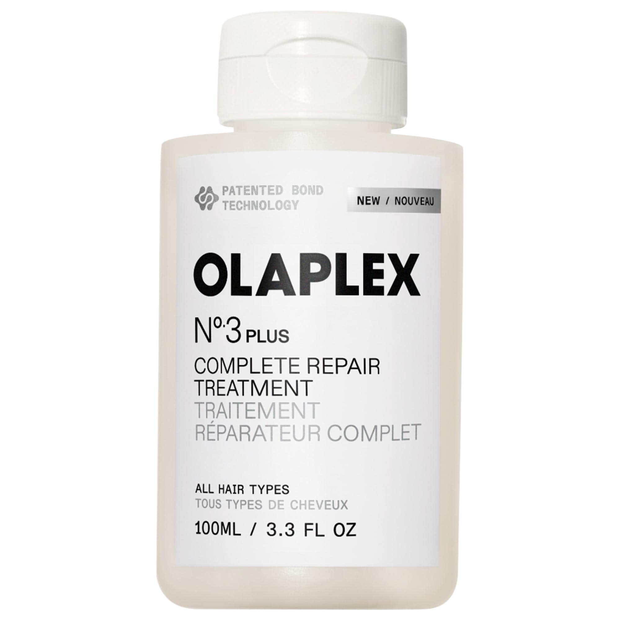 No.3PLUS Complete Bond Repair Pre-Shampoo Hair Treatment - Olaplex