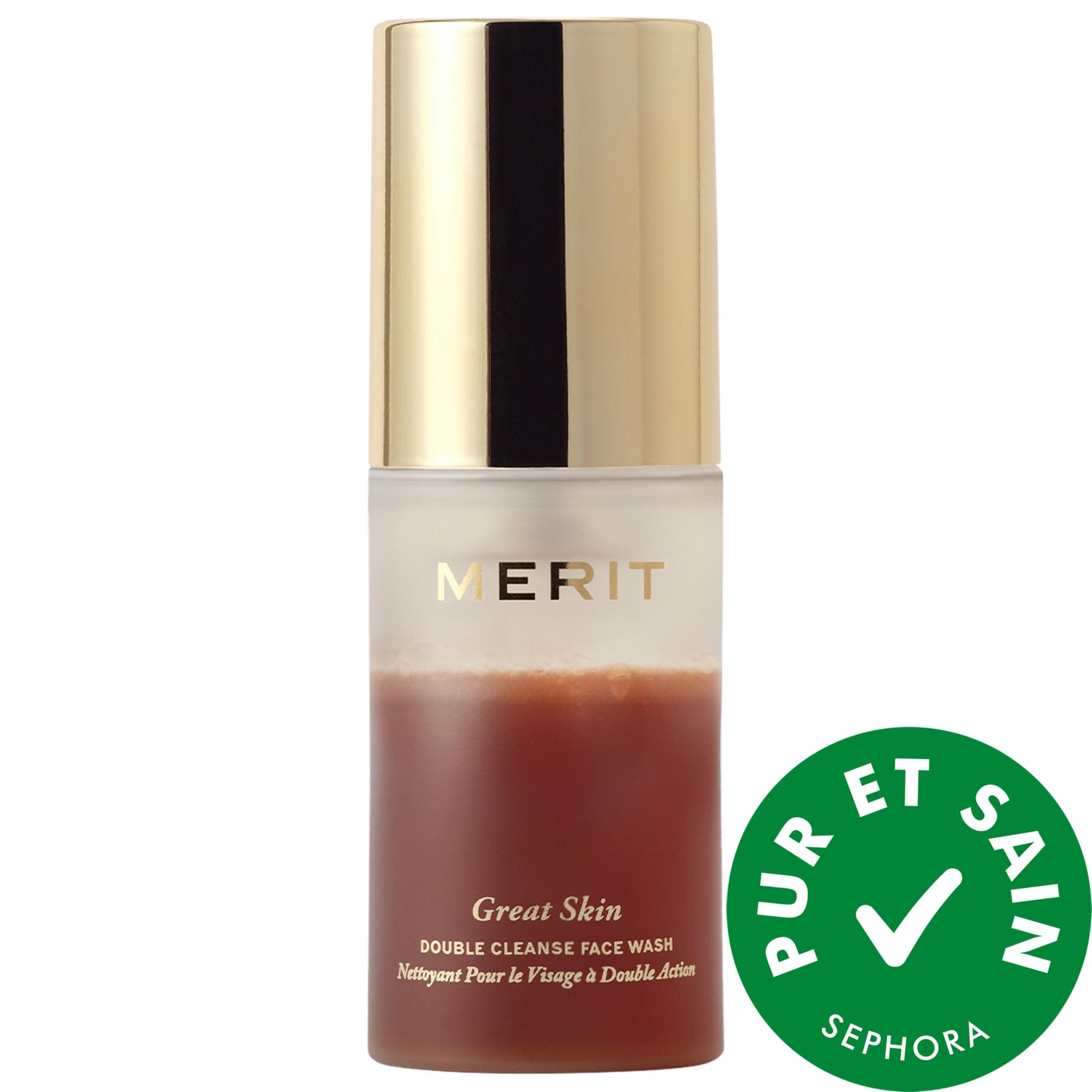 MERIT Mini nettoyant double démaquillant Great Skin 1.7 fl. oz