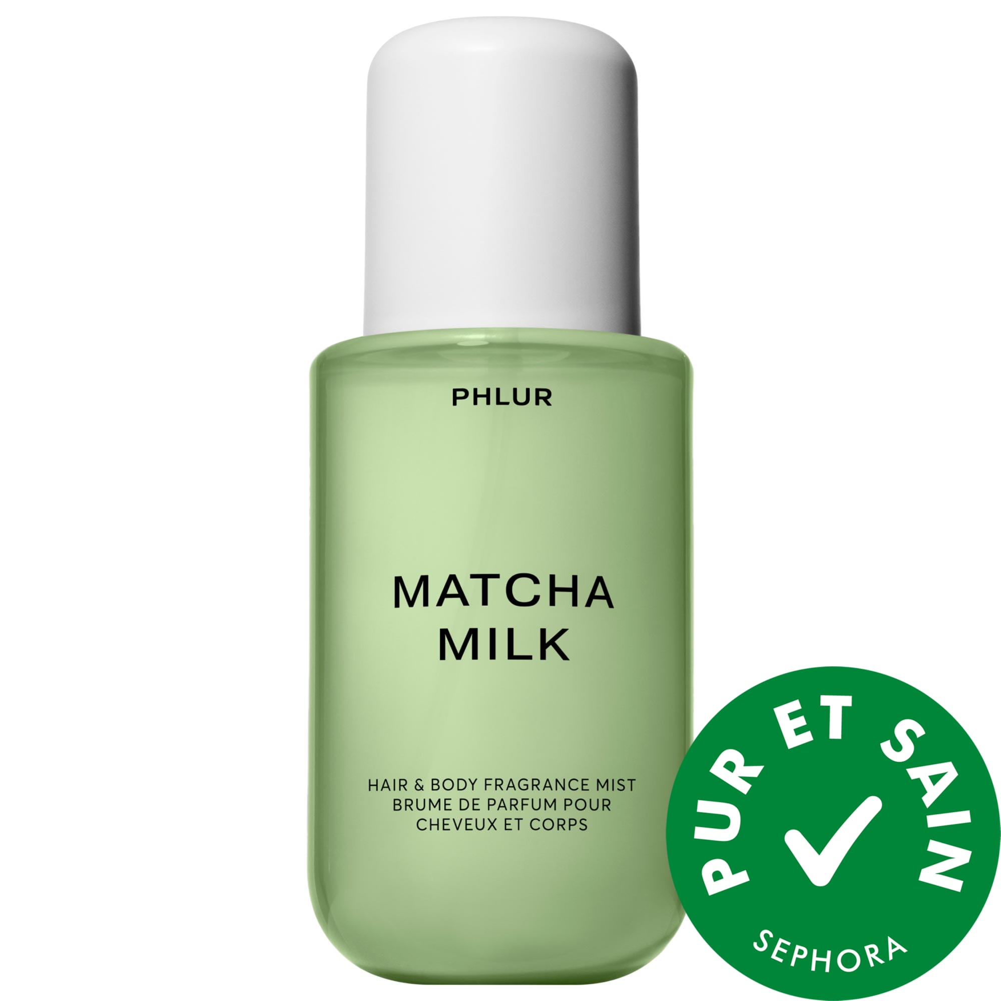 PHLUR Brume pour le corps et les cheveux Matcha Milk 8 oz/237 ml