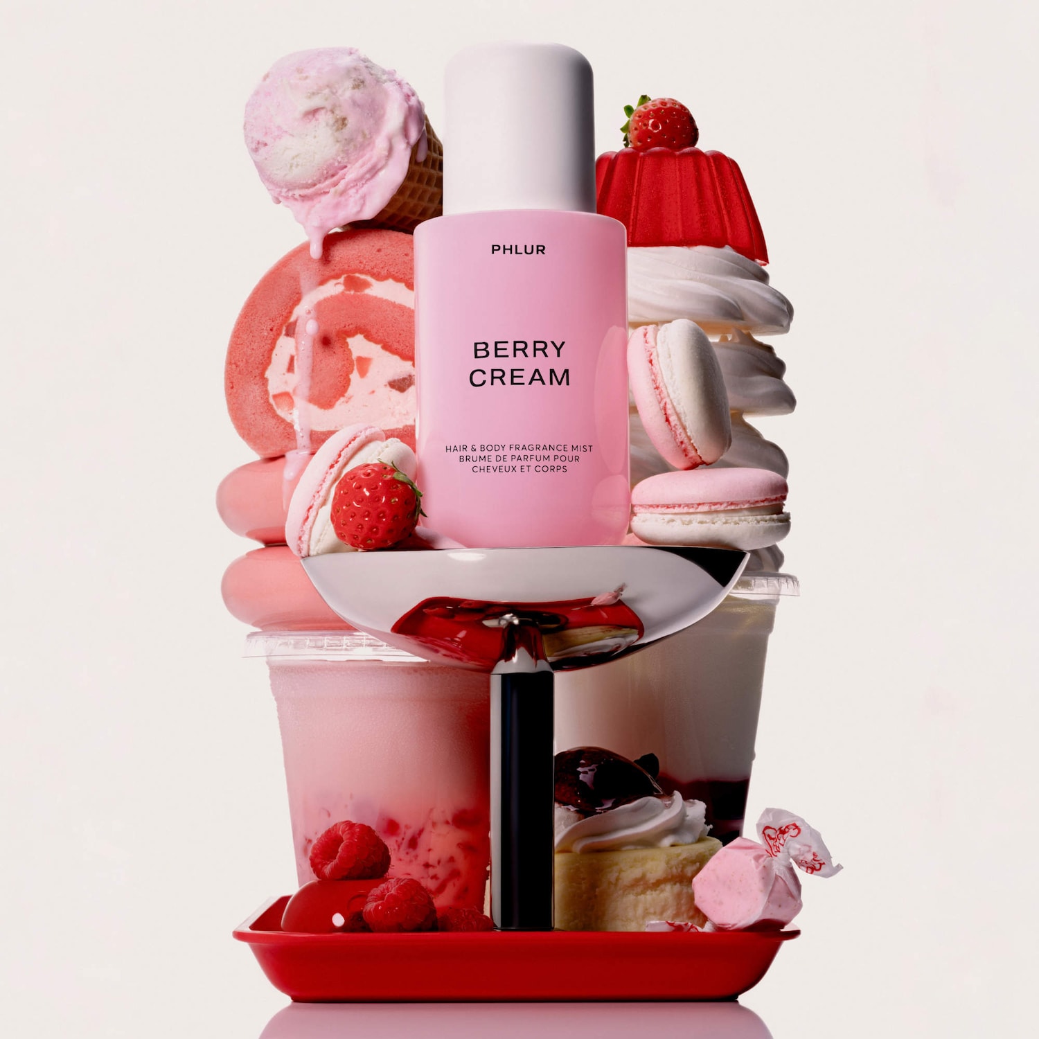 PHLUR Berry Cream Hair and Body Mist - Thumbnail 3