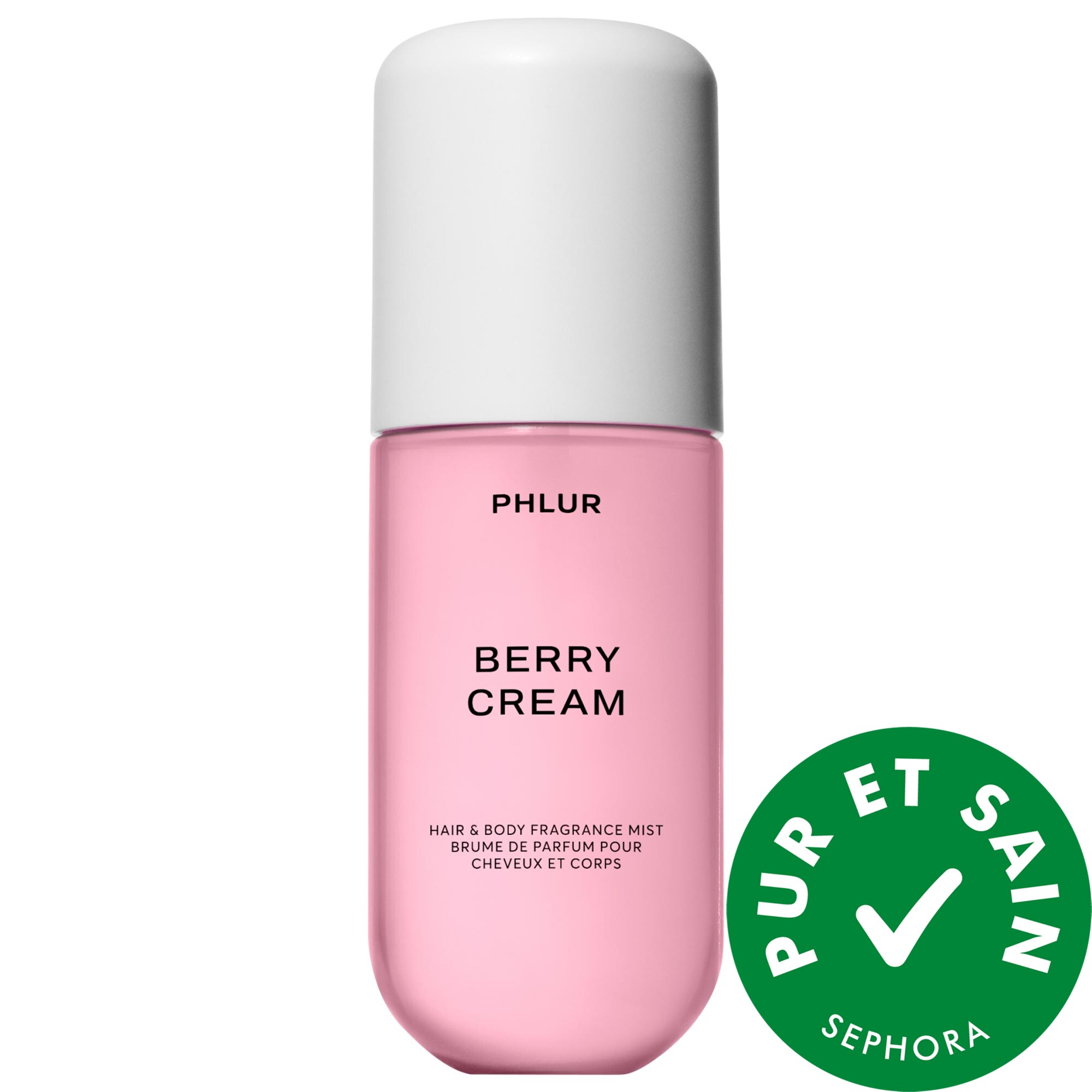 PHLUR Minibrume pour le corps et les cheveux Berry Cream 3 oz/88 ml