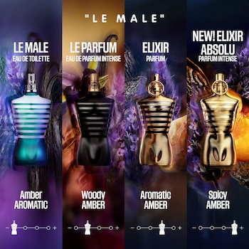 Le Male Elixir with Lavender & Tonka Bean Travel Spray - Jean Paul 