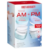 First Aid Beauty - Exfoliate AM + Hydrate PM - Travel Size Skincare Pads Duo